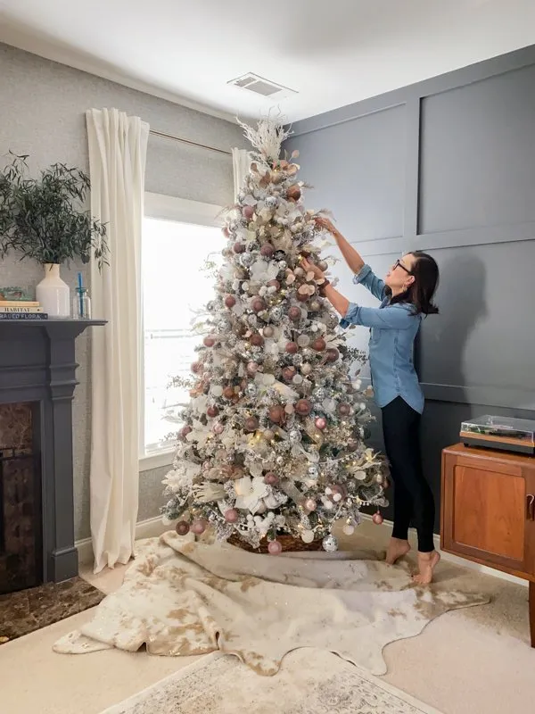 Dreamy Flocked Christmas Tree - Love Your Abode