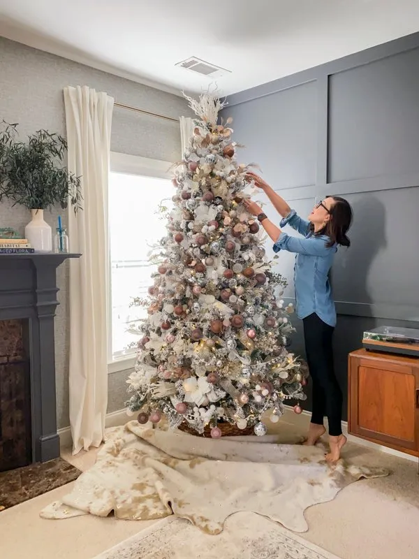 Dreamy Flocked Christmas Tree - Love Your Abode