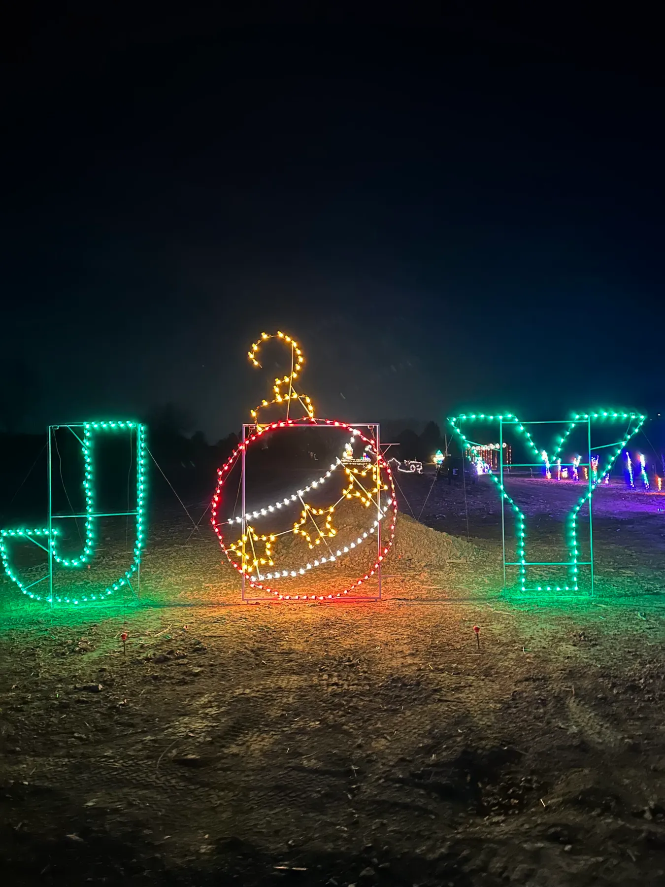 Drive through Holiday Light Show - Grand Opening - Yeagers Farm