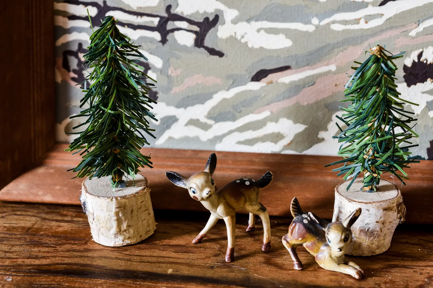 Easy and Inexpensive DIY Tiny Christmas Trees - Zucchini Sisters