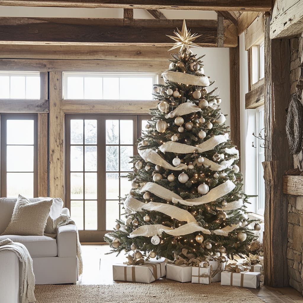 Elegant Christmas Tree Decorating Ideas for a Fresh, Modern Holiday Look |  Fancy House Design