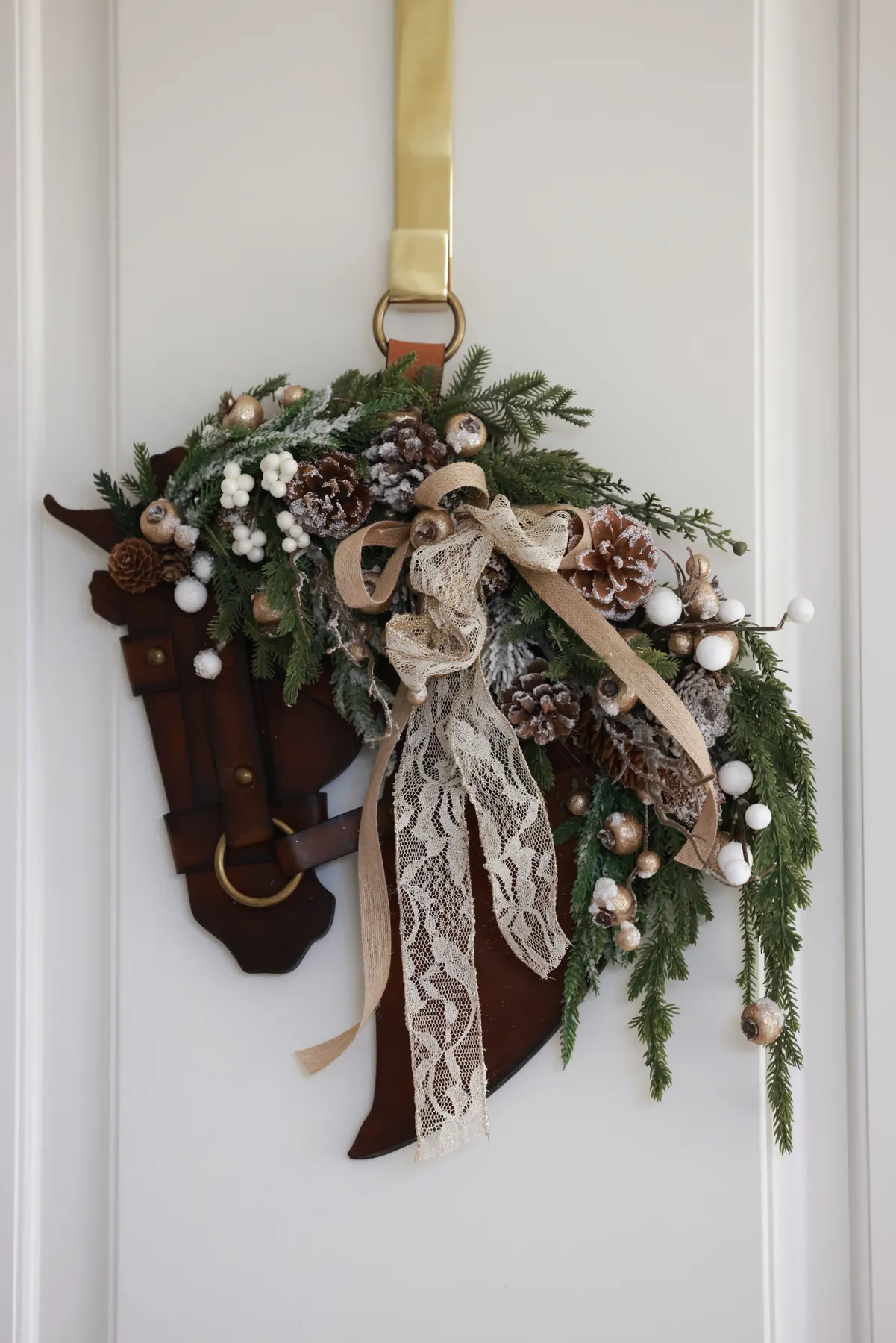 Equestrian Holiday Wreath