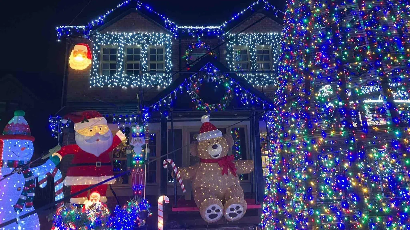 Family spends £4k to power Wigan home's charity Christmas lights