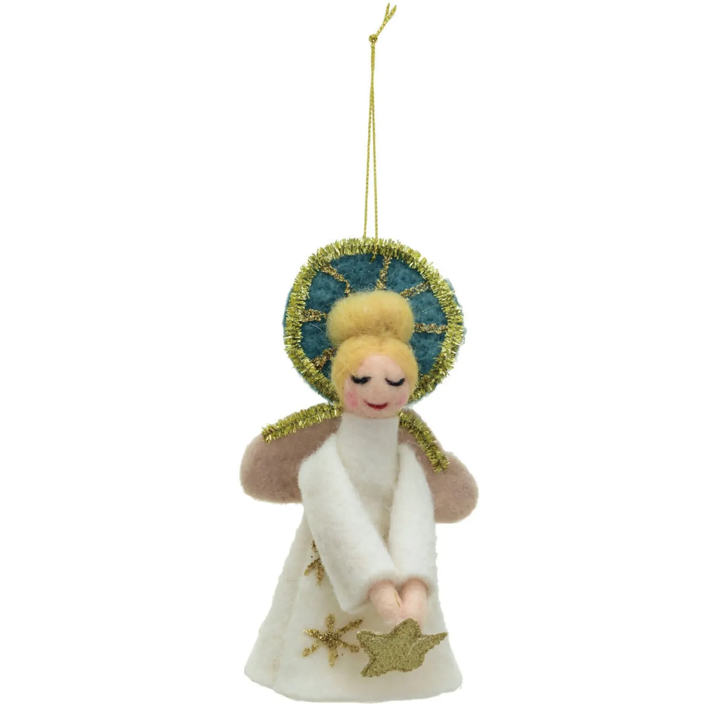 Felt Angel Ornament - mlynnedesigns