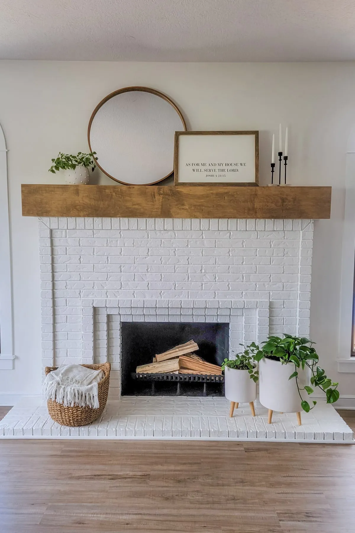 Fireplace Makeover - Life in Our Corner