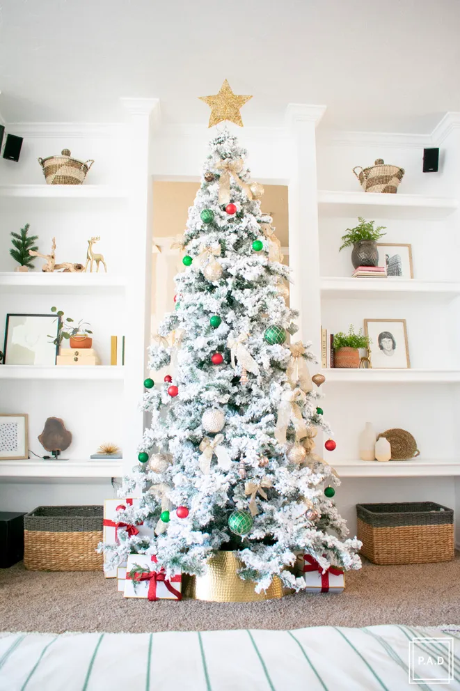 Flocked Christmas Tree • Project Allen Designs