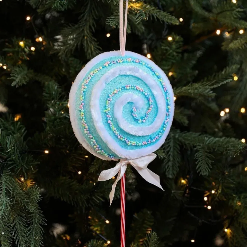 Foam Christmas Macaron Lollipop Colorful Cartoon Lollipop Branches Wreath  Garland Bow Xmas Tree Decor Christmas Party | Lazada Philippines