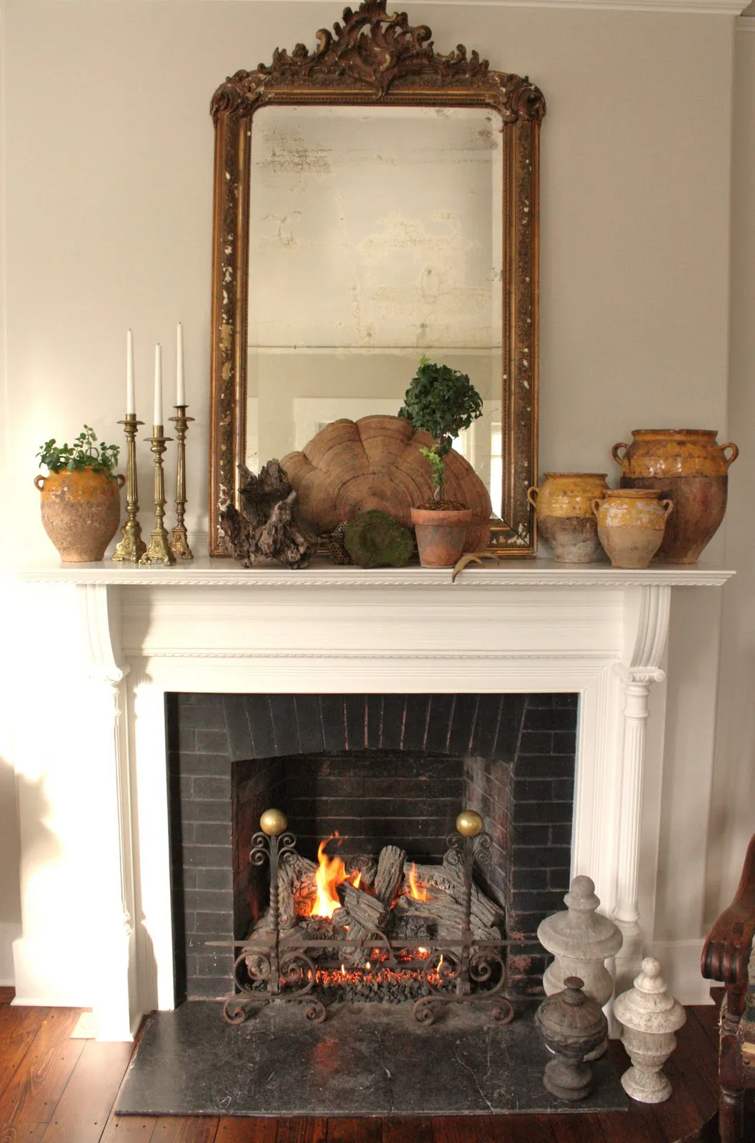 for the love of a house: the winter mantel