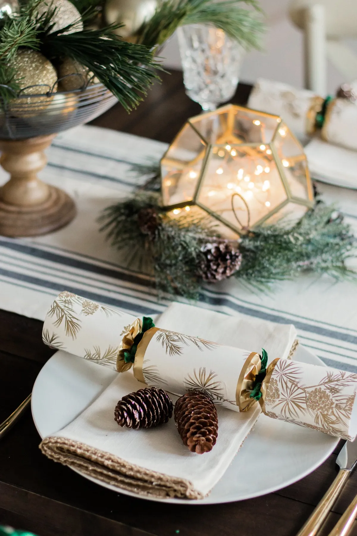 Forest Inspired Holiday Table - A Thoughtful Place
