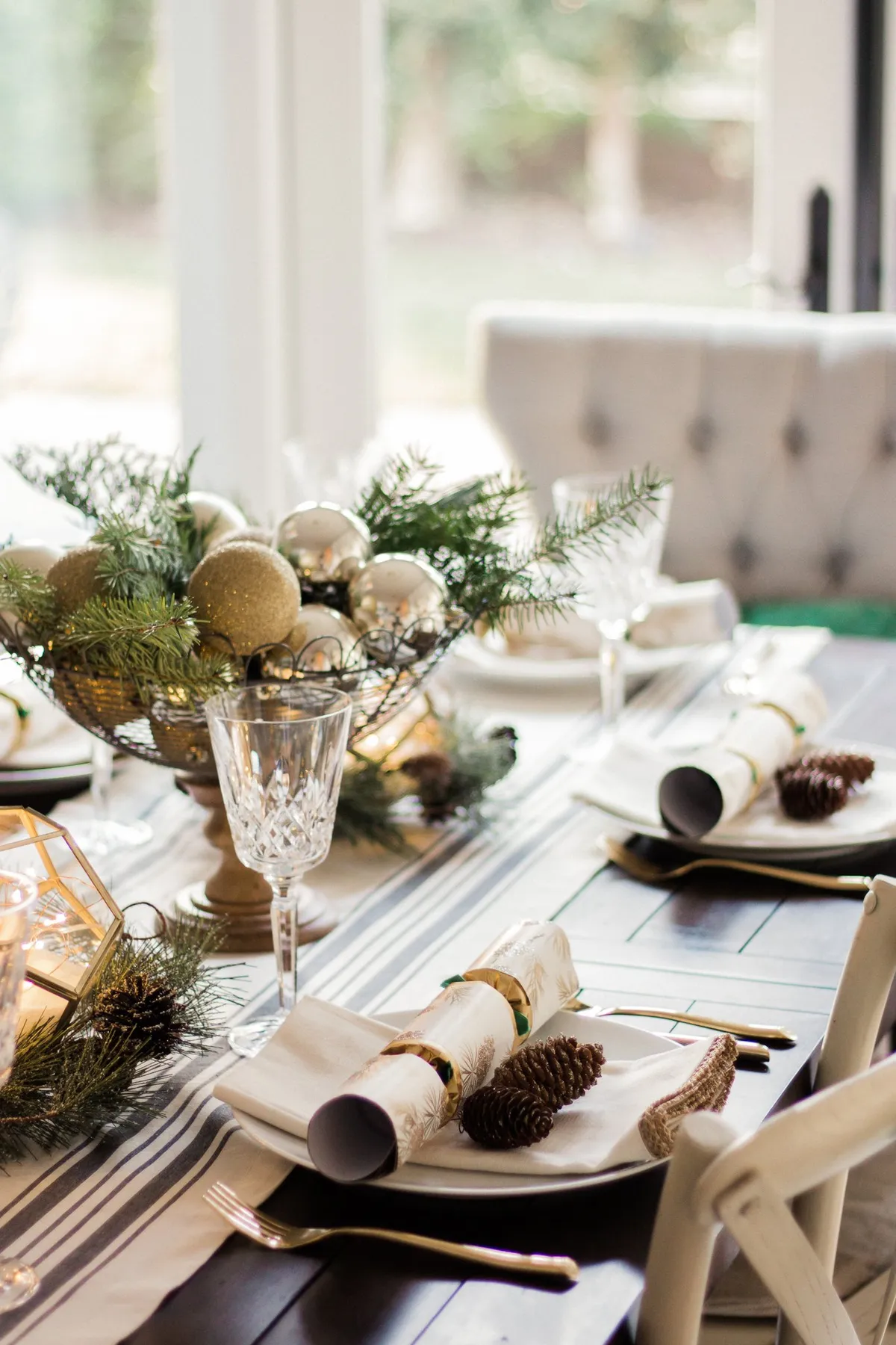 Forest Inspired Holiday Table - A Thoughtful Place