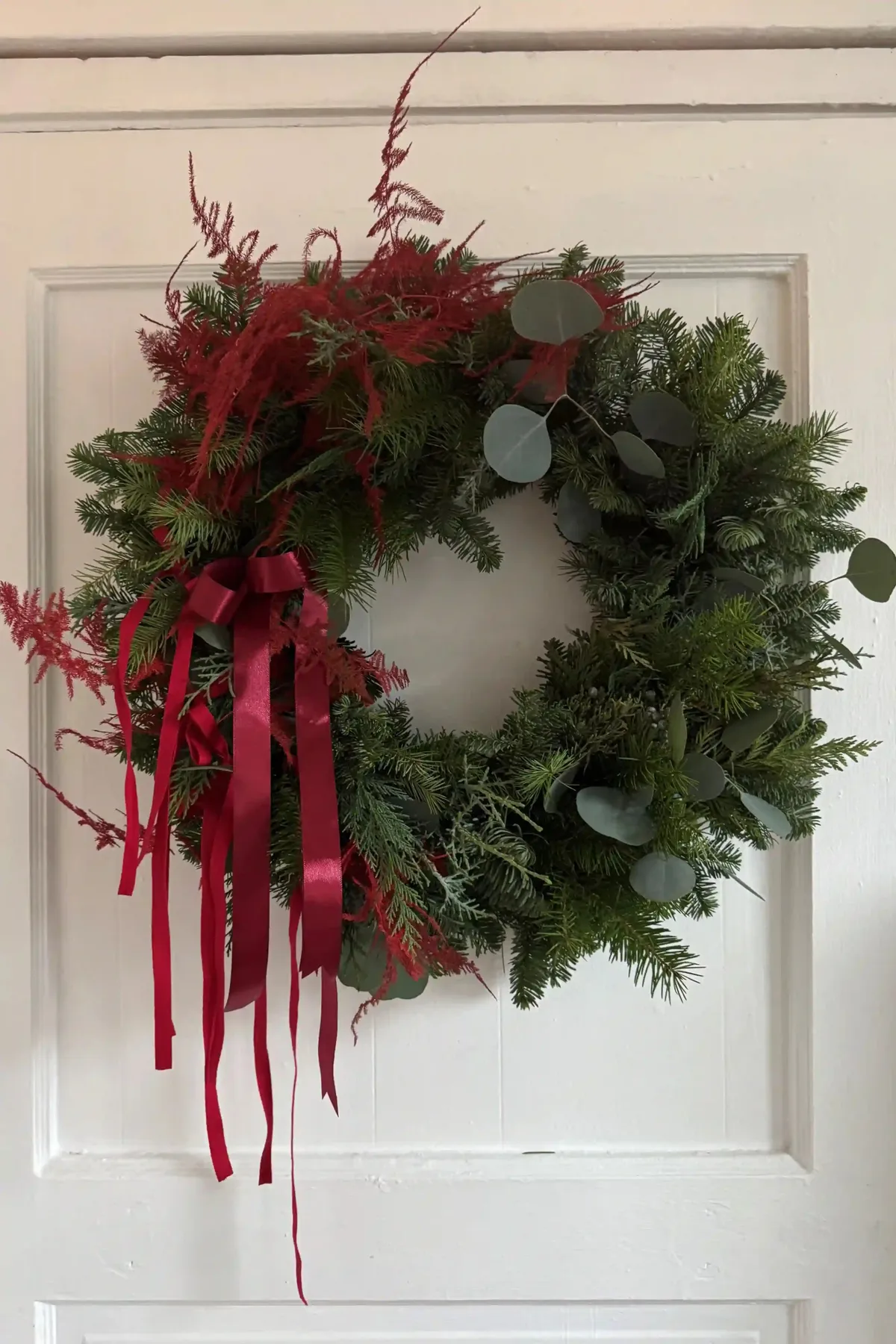 Fresh Christmas Wreath | Holiday Door Decor – Kvetka Flower Christmas Holiday Reef Door Ornament Decor