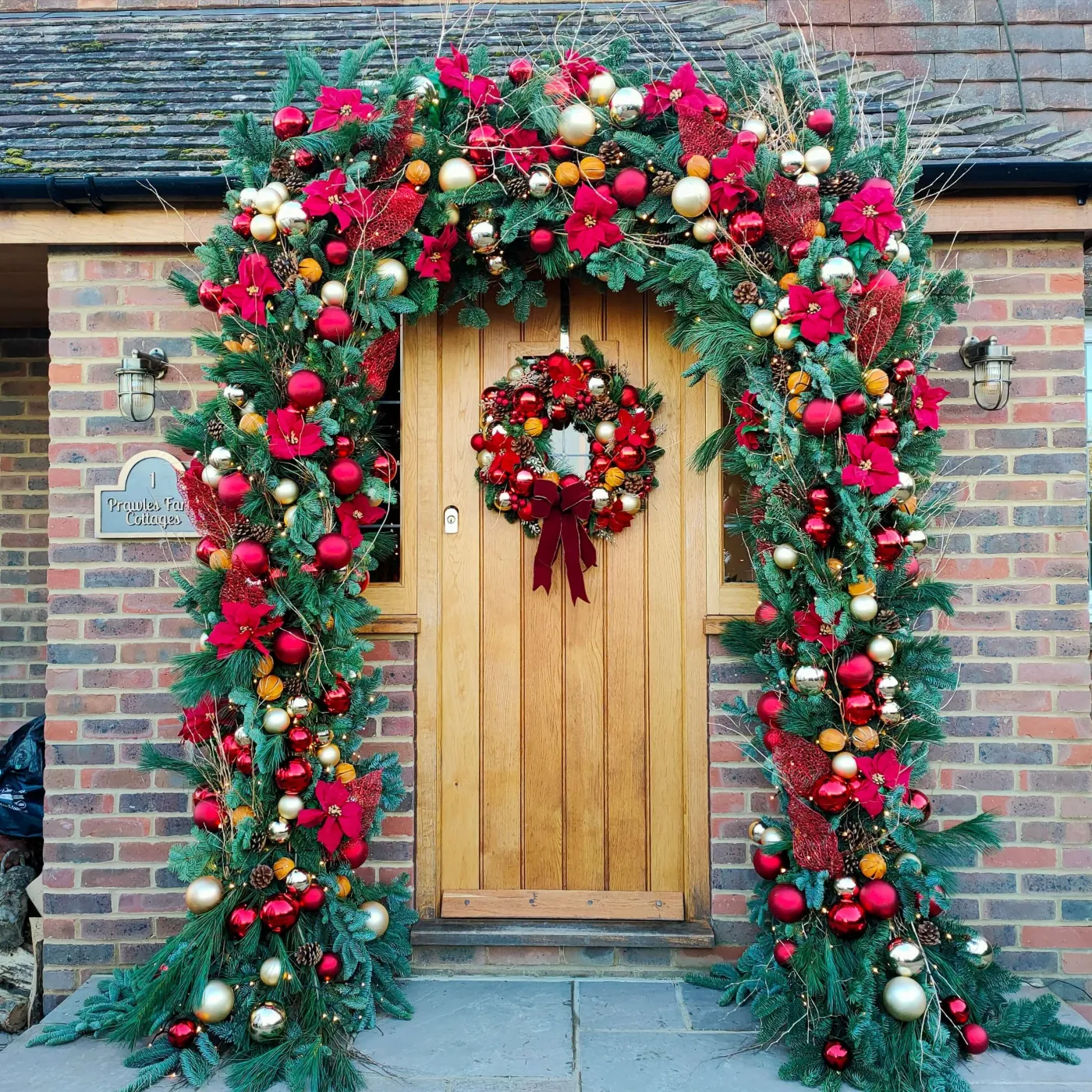 Front Door Christmas Decorating Company in London & Kent, UK — HeiDesigns