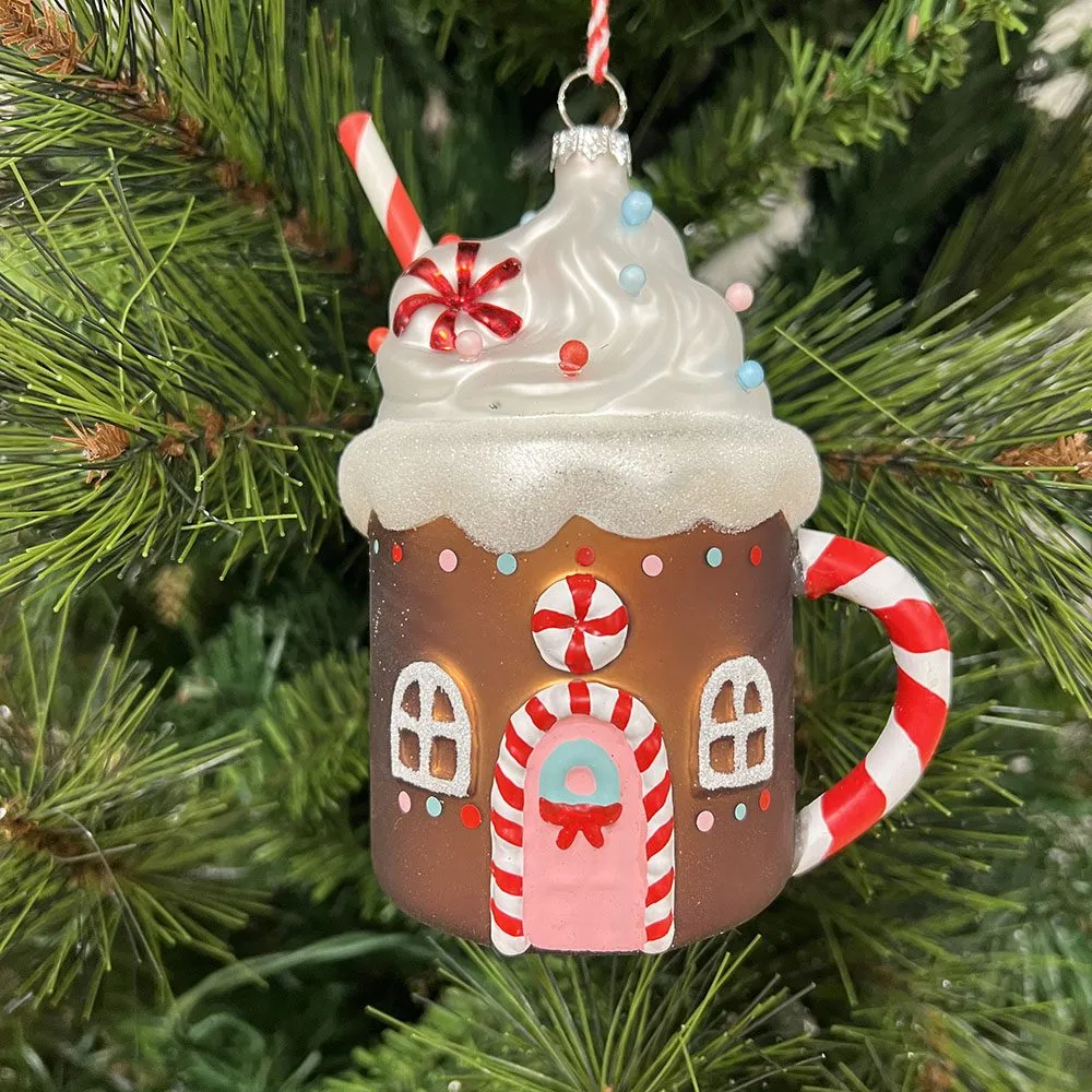 Gingerbread House Mug Ornament | Platt Hill Nursery