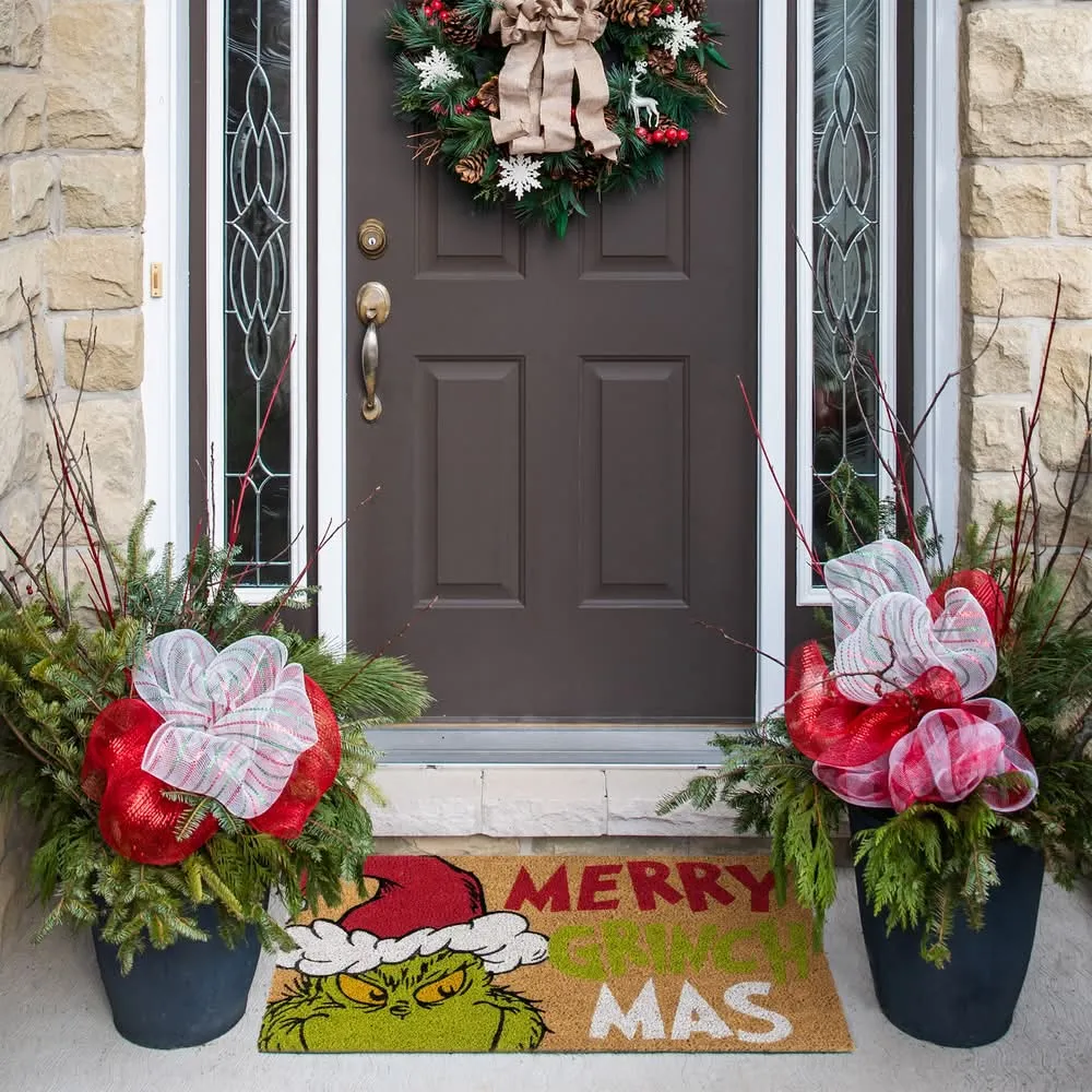 Grinch Non-Slip Grip Merry Grinchmas Winter Door Mat Delivery Near Me | Order Online | Uber Eats
