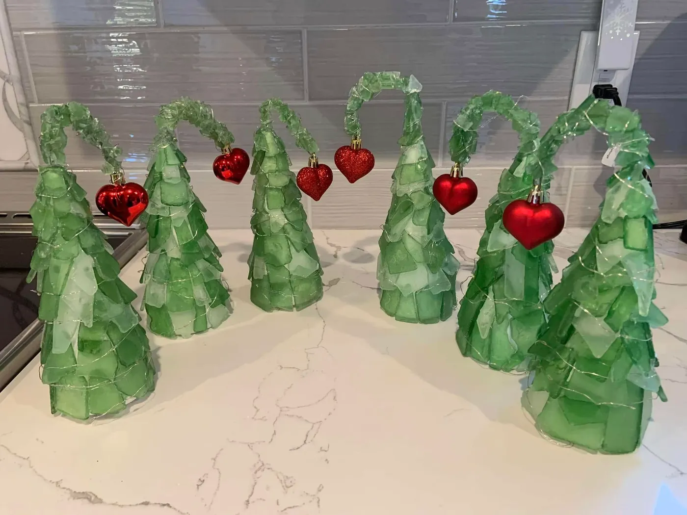 Grinch Sea Glass Tree- Hammer @ Home Craft Kit – Hammer & Stain Tampa