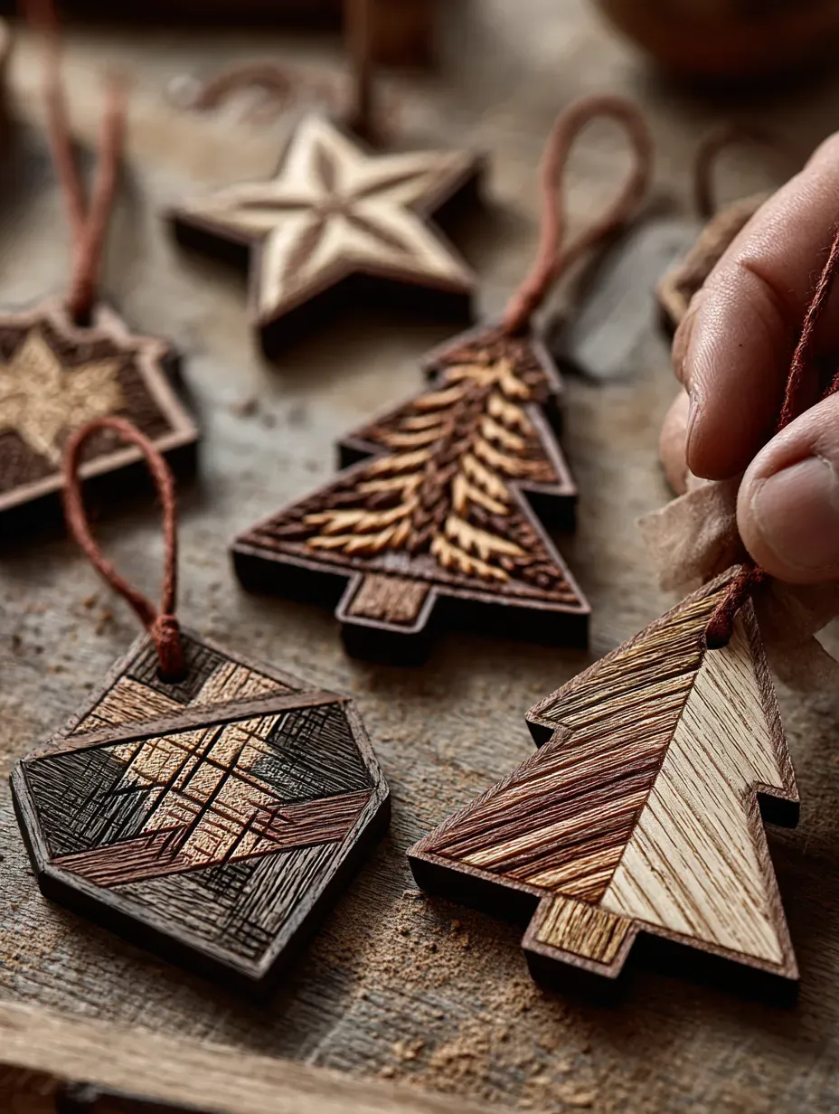🔨 Hands-On Holidays: DIY Wooden Christmas Ornaments ✨