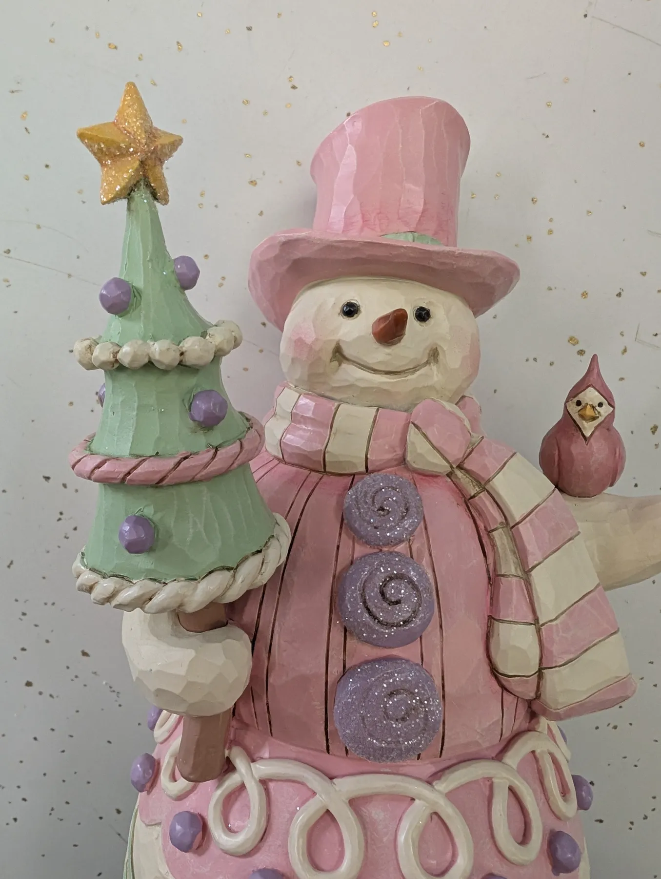 Heartwood Sweets Snowman Figure by Jim Shore