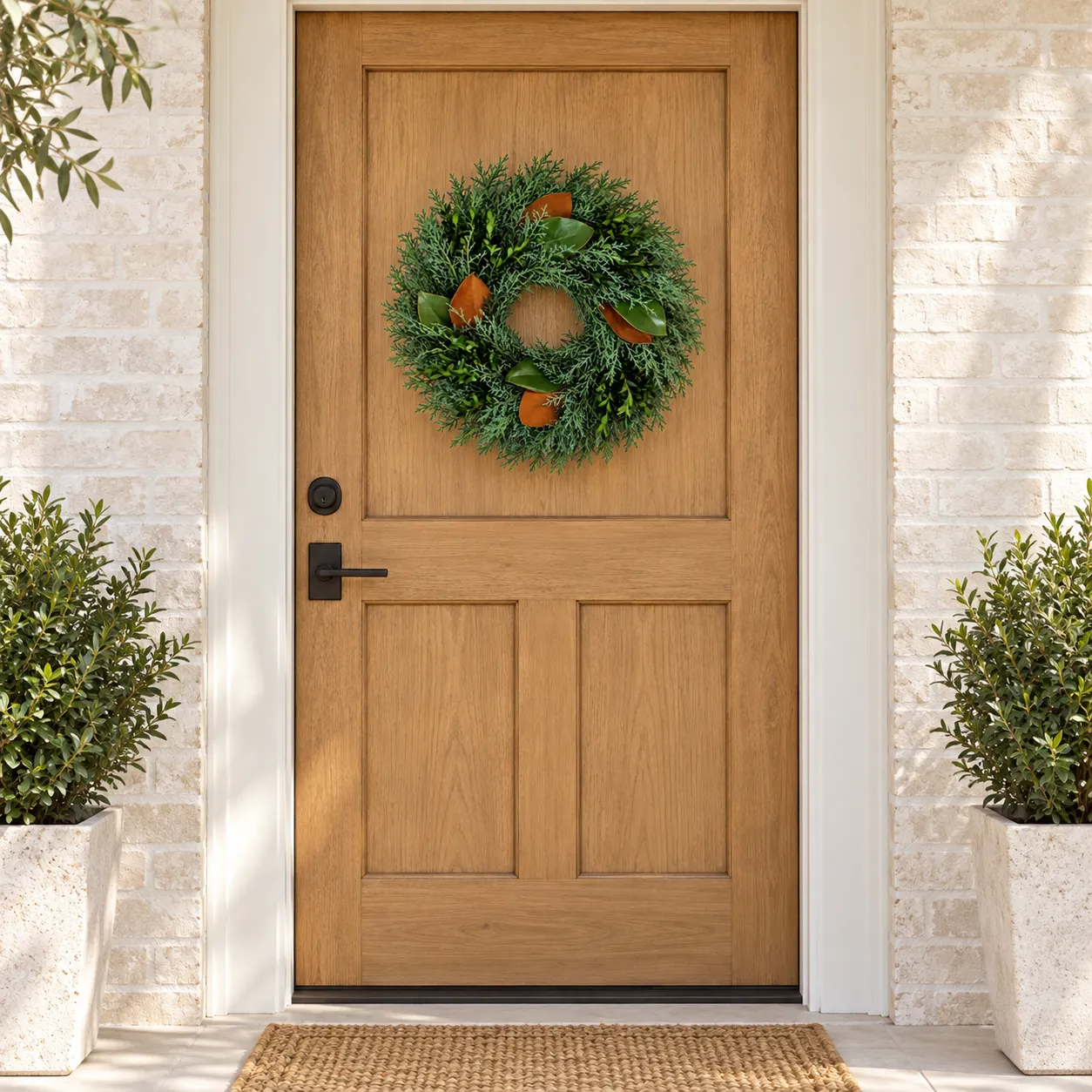 Holiday Cheer Fresh Holiday Wreath (18') by ReVased