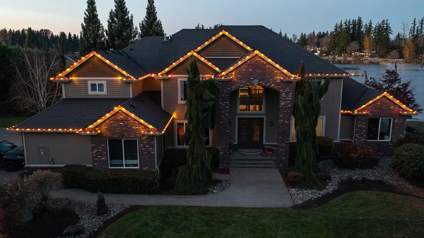 Holiday & Christmas Light Installation In Washington State | Valentine  Roofing
