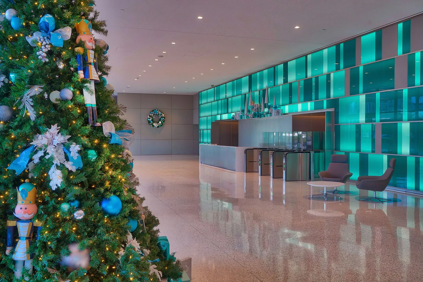 Holiday Decorating Services Office Buildings Commercial Business Lobby