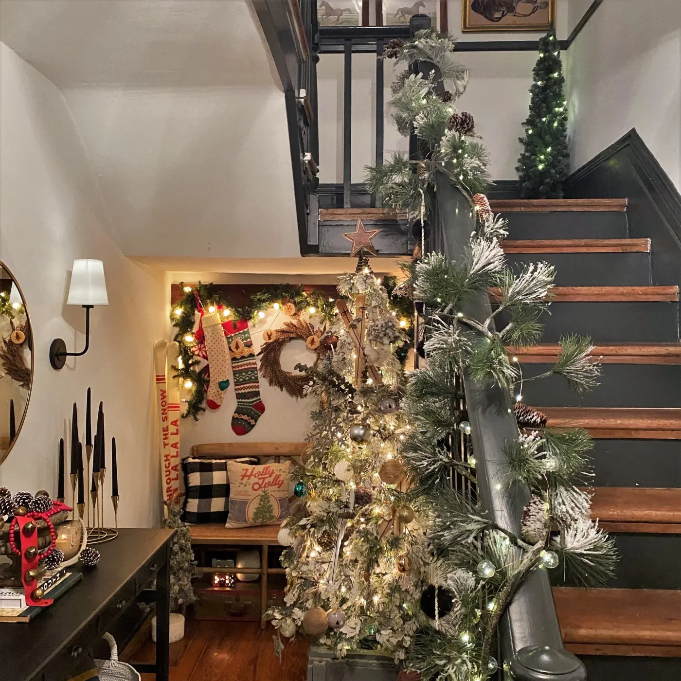 Holiday Home Tour 2019: Modern Cabin Entryway — Gathered Living
