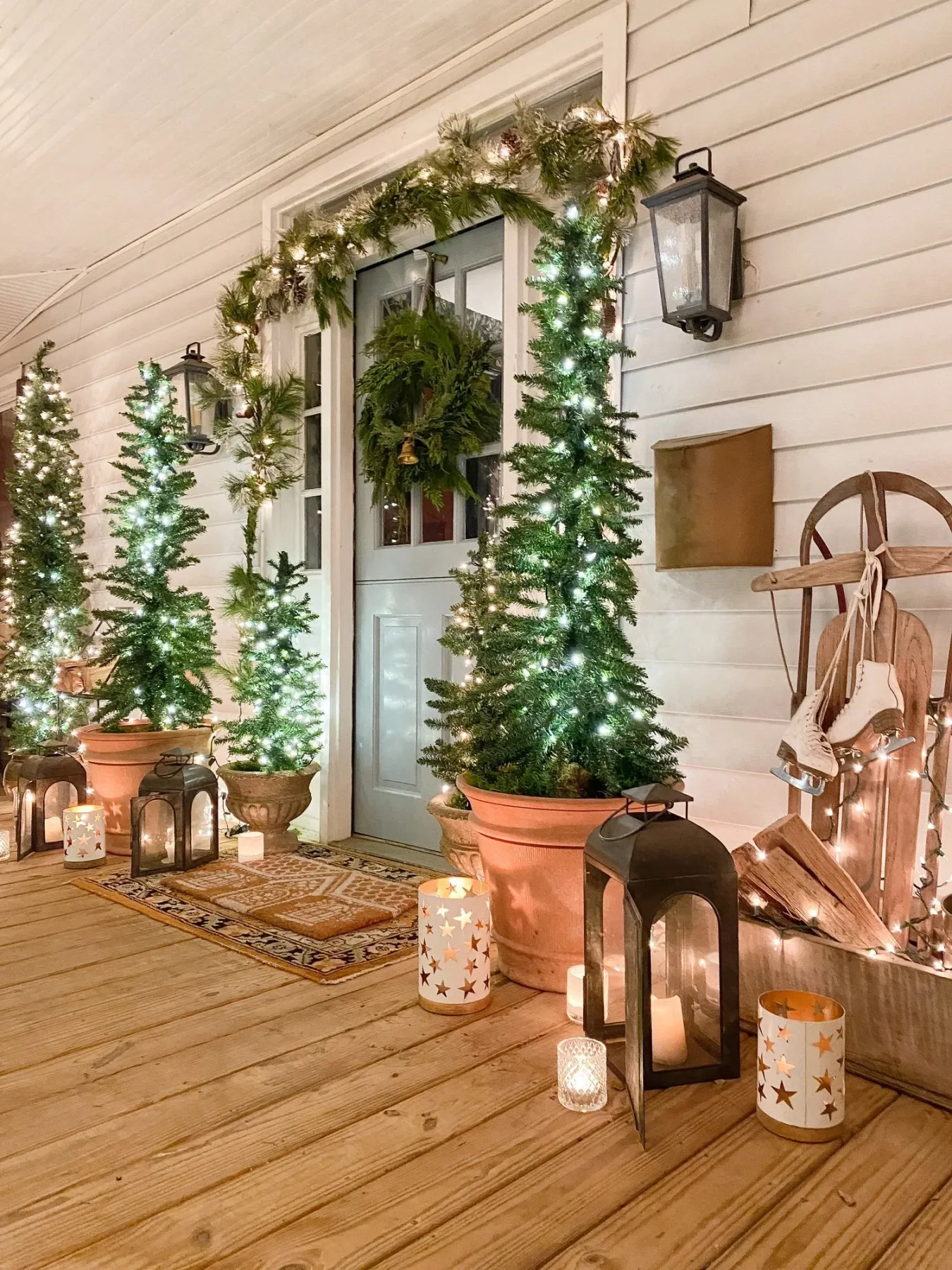 Holiday Home Tour 2021: Classic Christmas Front Porch — Gathered Living