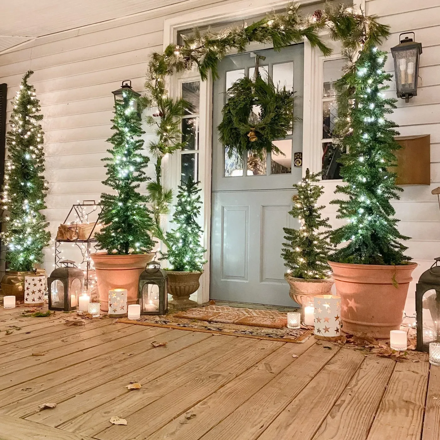 Holiday Home Tour 2021: Classic Christmas Front Porch — Gathered Living