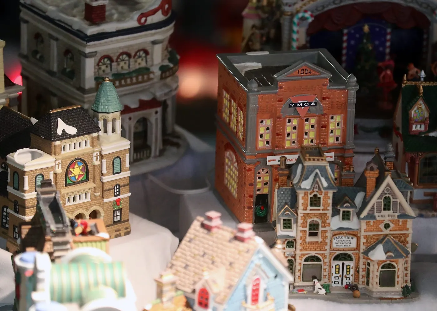 Holiday village of miniatures grows every year at Haselwood Family YMCA