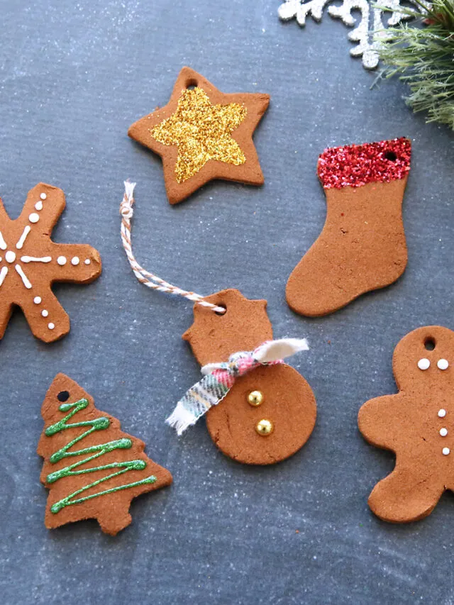 Homemade Cinnamon Ornaments {Only 2 Ingredients!} Story - It's Always Autumn