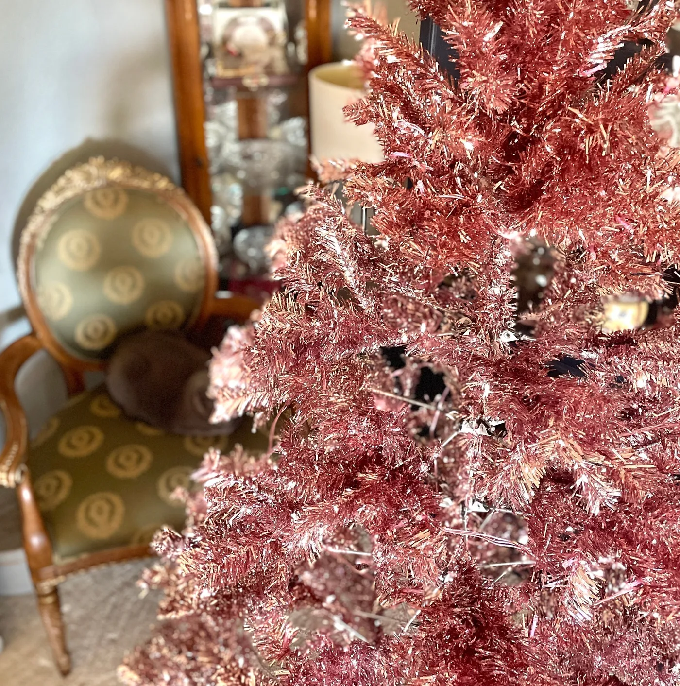 Hot Trend for 2025: Colored Tinsel Trees - Christmas Cheer All Year