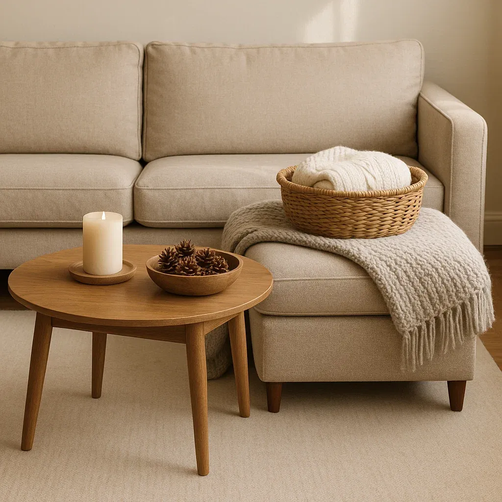 How To Arrange Ottoman And Coffee Table: Layout Designs - Aosom