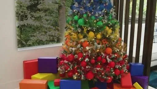 How to Create a Rainbow Christmas Tree | HGTV