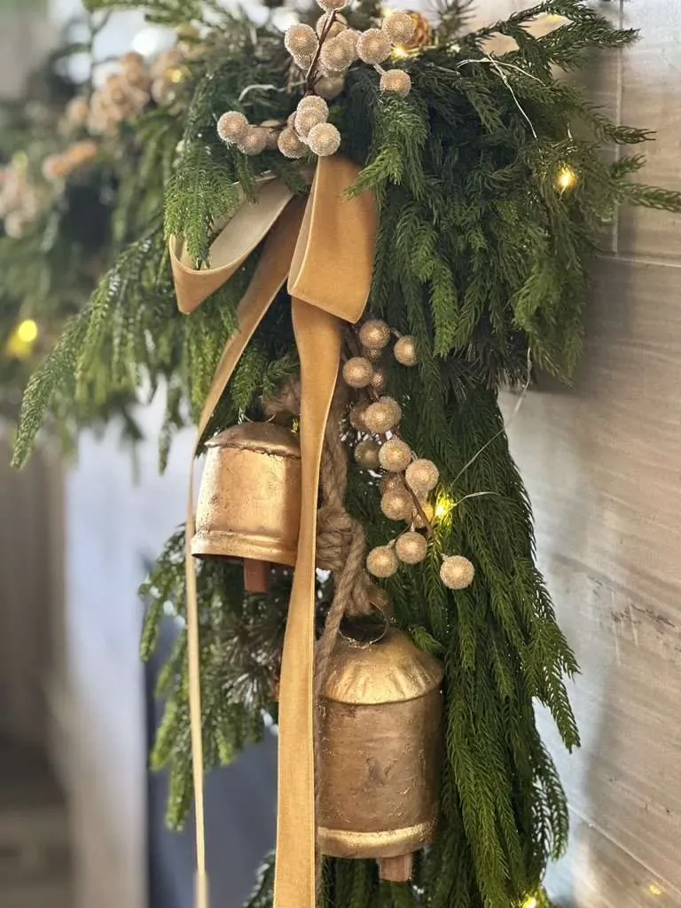 How to Create a Stunning Fireplace Mantle for Christmas | April Colleen