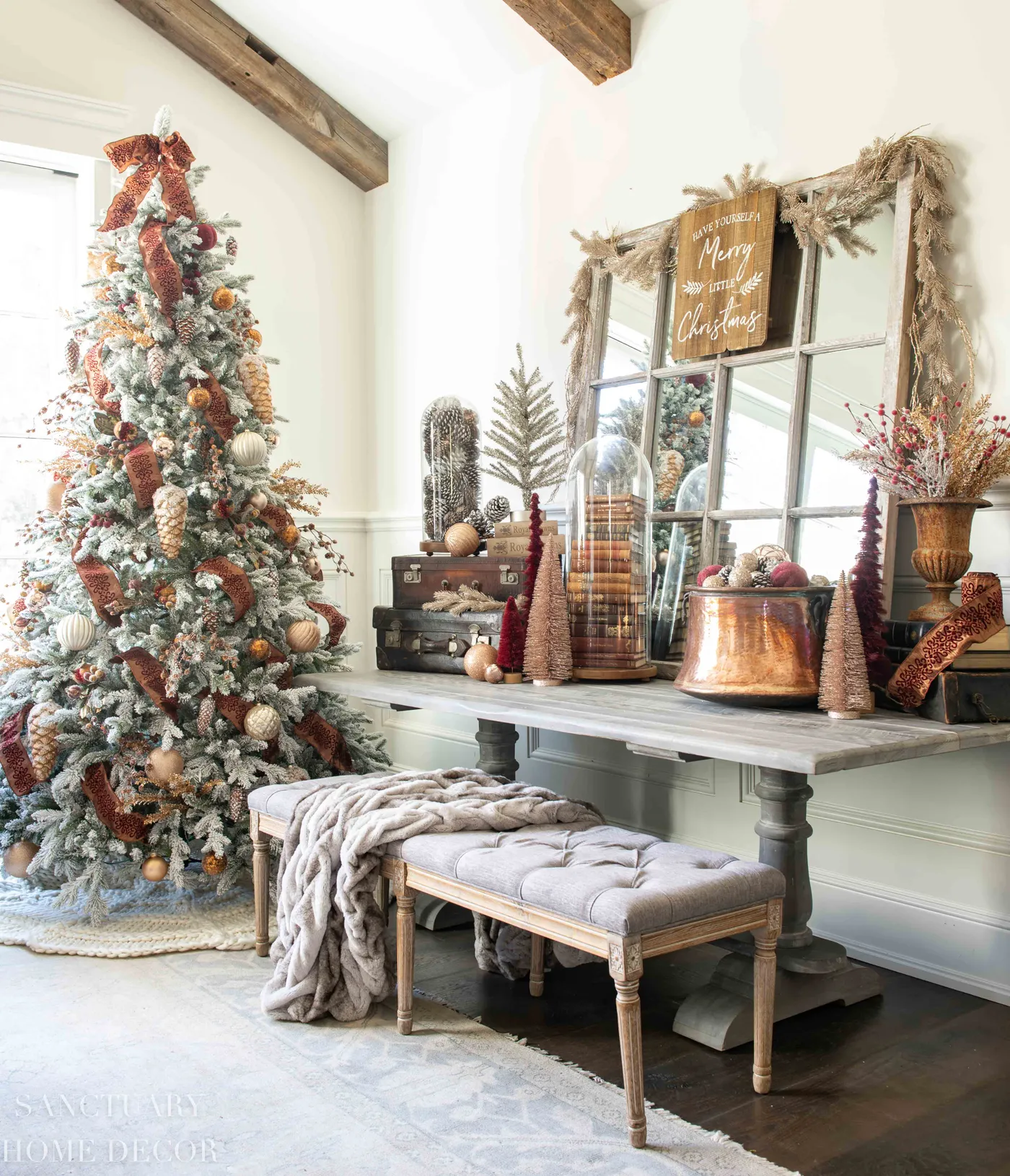 How to Decorate for Christmas in Every Room - Sanctuary Home Decor