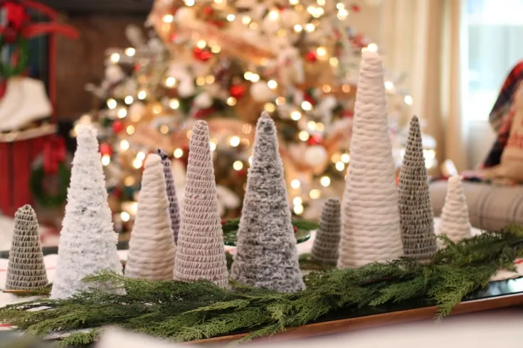 How to Easily Create a More Marvelous Mini Christmas Tree Tabletop Display