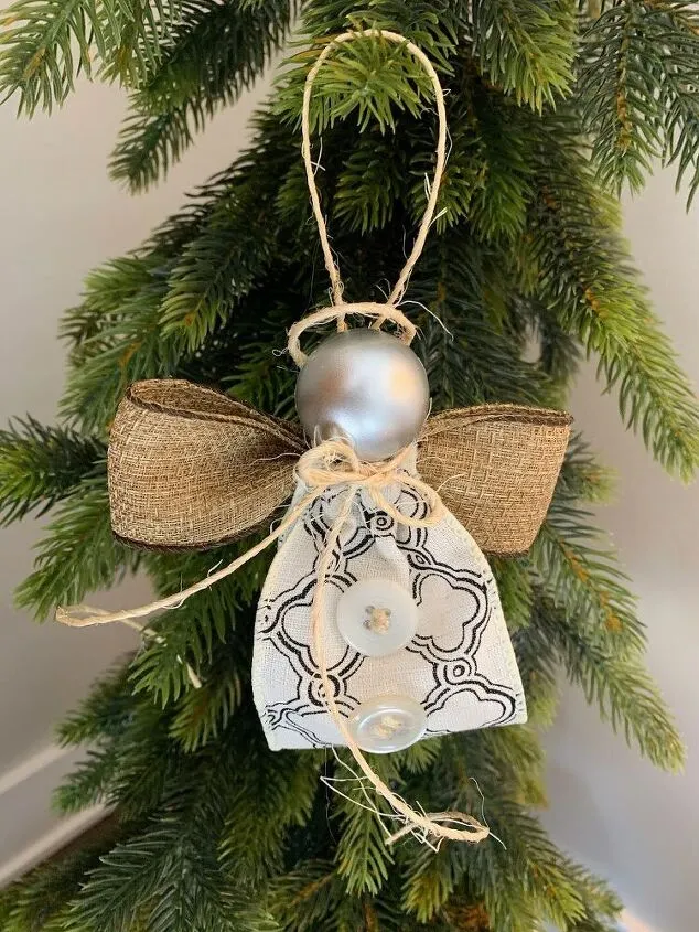 How to Make DIY Ribbon Angel Christmas Ornaments in a Few Easy Steps |  Hometalk