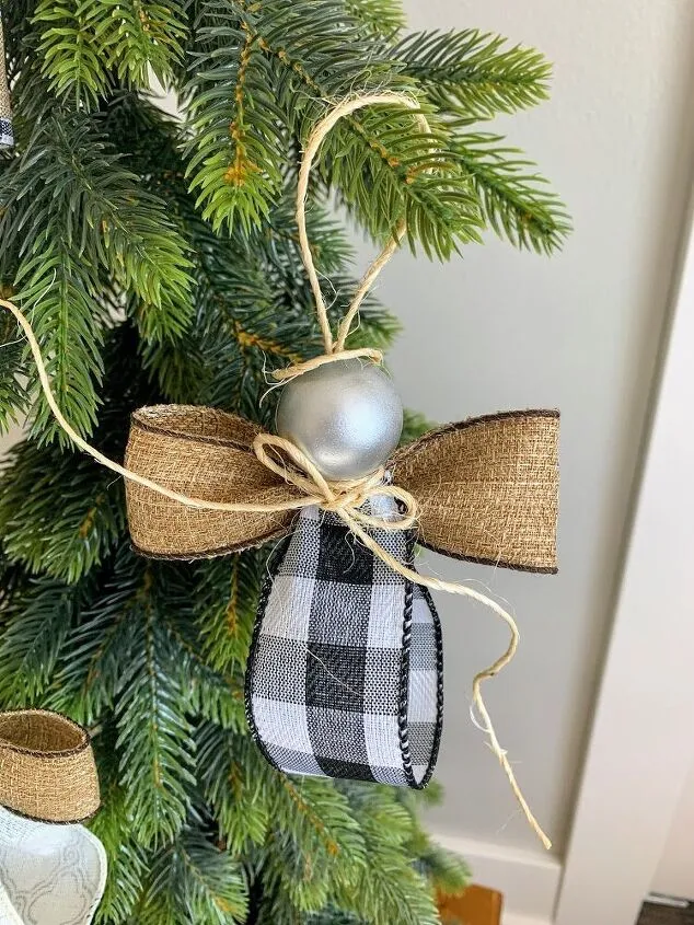 How to Make DIY Ribbon Angel Christmas Ornaments in a Few Easy Steps |  Hometalk