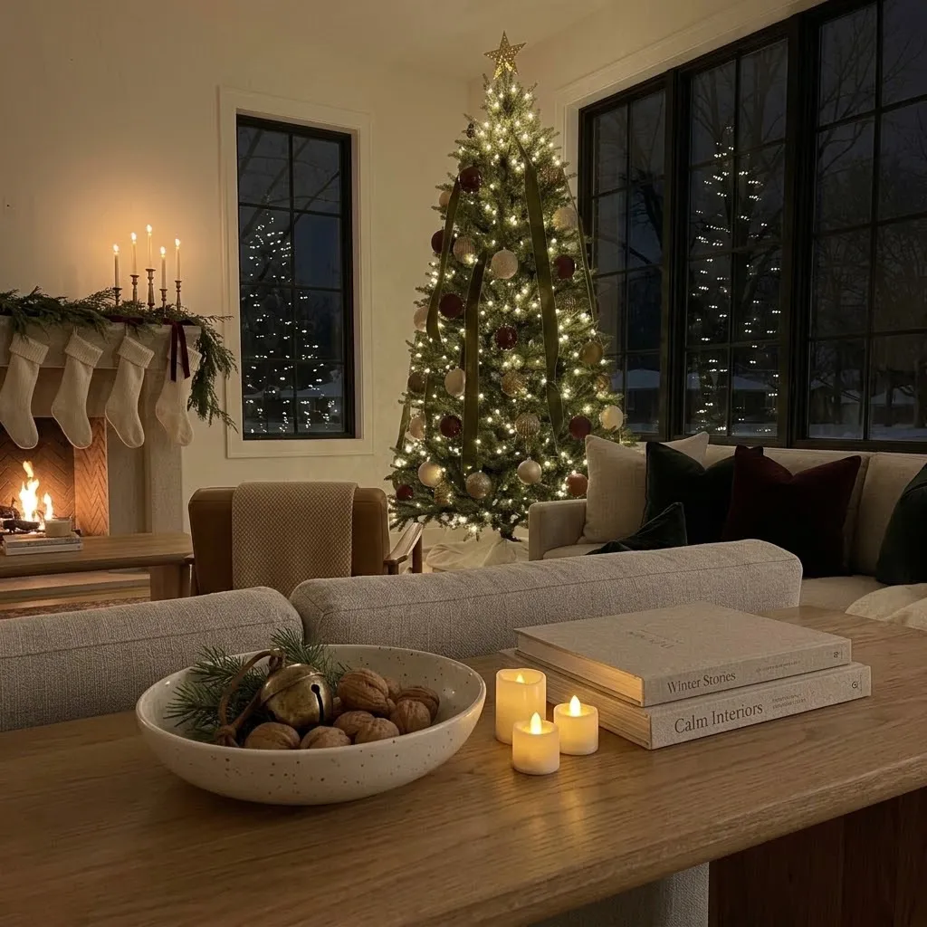How to Style a Christmas Tree and Coordinate Your Living Room – Room Decor  Daily