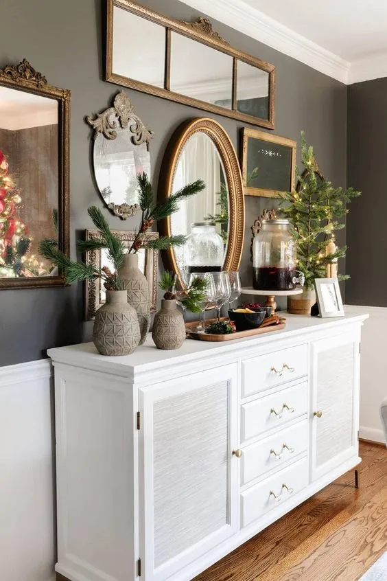 How to Style a Dining Room Buffet - Nikki's Plate