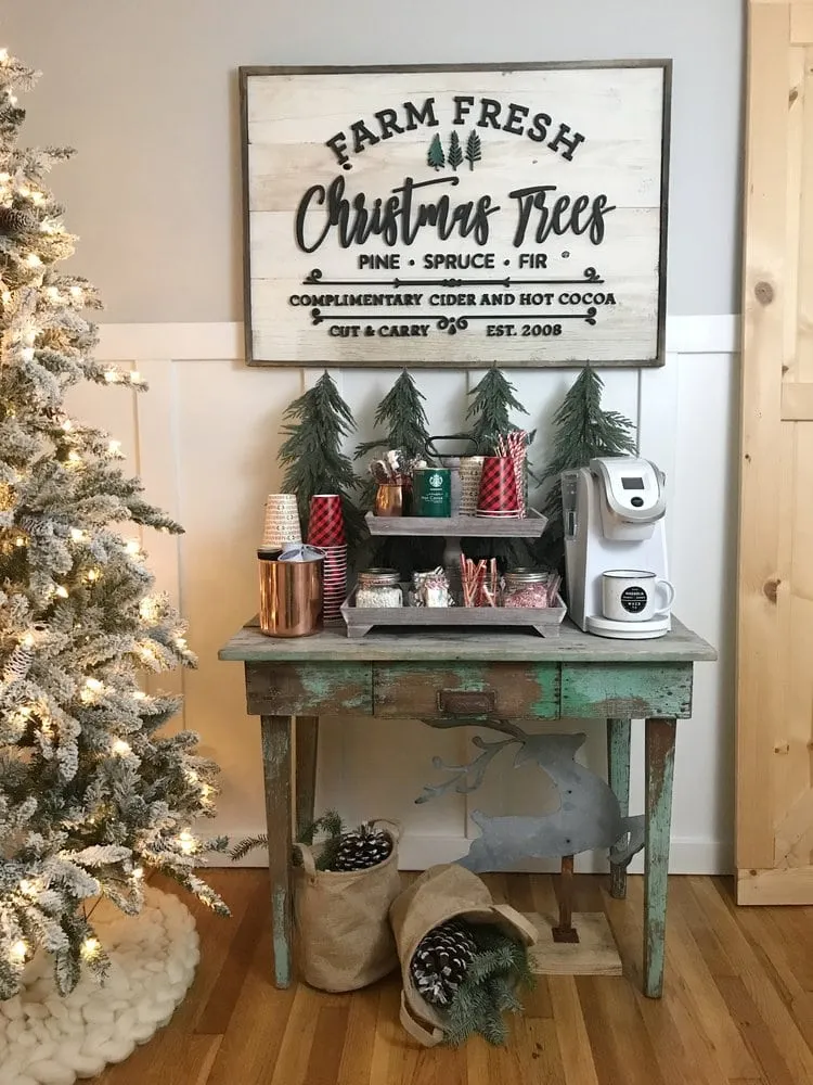 How to Style a Hot Cocoa Bar for the Holidays Story - A Blissful Nest