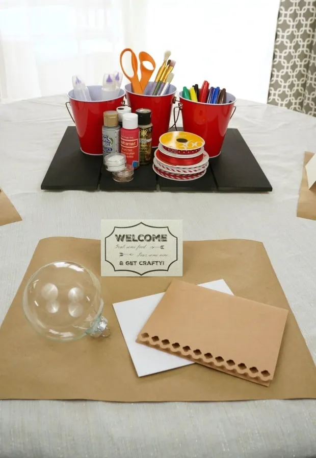 How to Throw a Fabulous Holiday Craft Party - Creative Ramblings