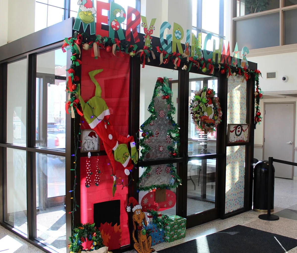 Hunt County Tax Office chooses 'Grinch' theme to win Christmas decorating contest | Local News | heraldbanner.com