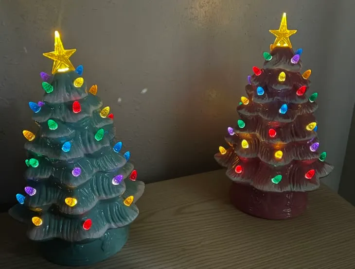 I Bought 3 of This Vintage-Style Holiday Tree (SO Worth It!) | Apartment Therapy