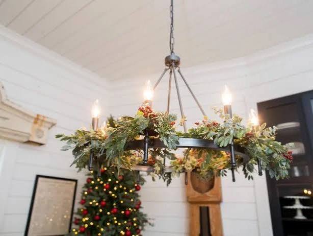 Ideas for Decorating Chandelier for Christmas | HGTV