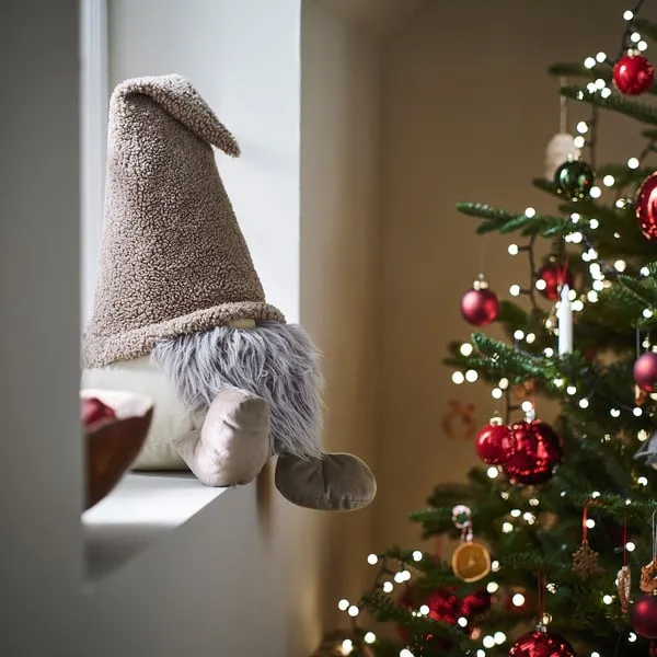 IKEA VINTERFINT Christmas decoration, Santa Claus brown, 25 5/8