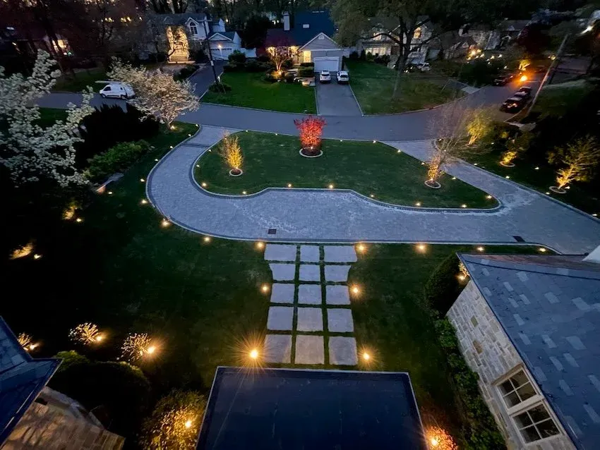 In-ground landscape lighting | Long Island, NY