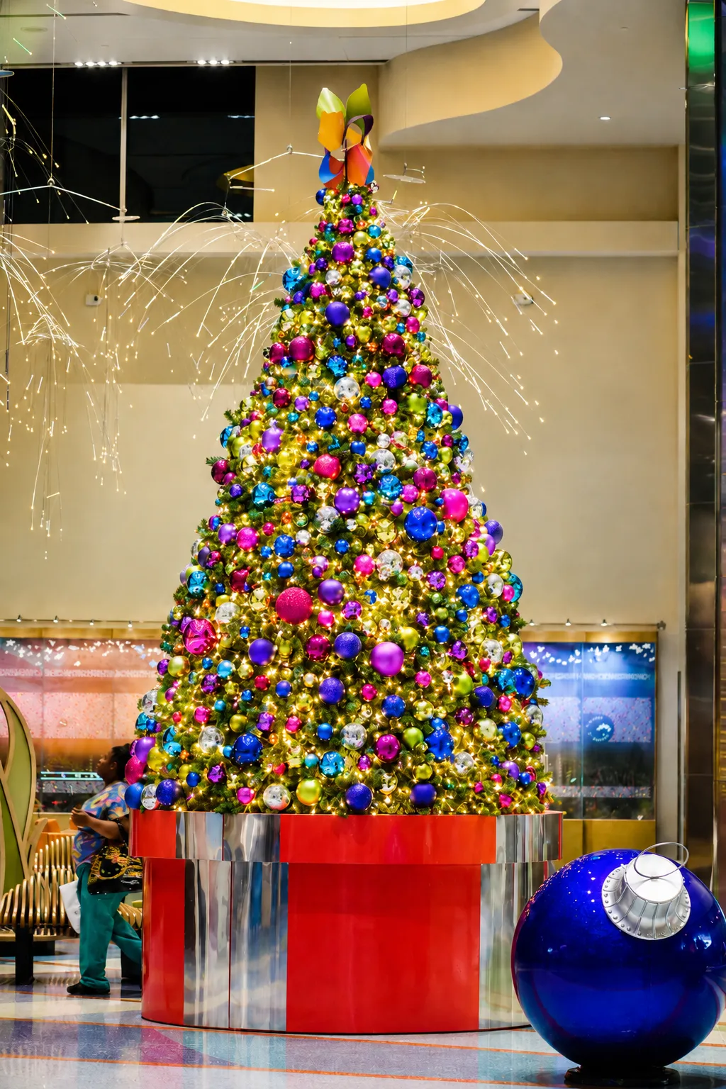 Indoor Deluxe Pre-Decorated Tower Tree - Giant Trees