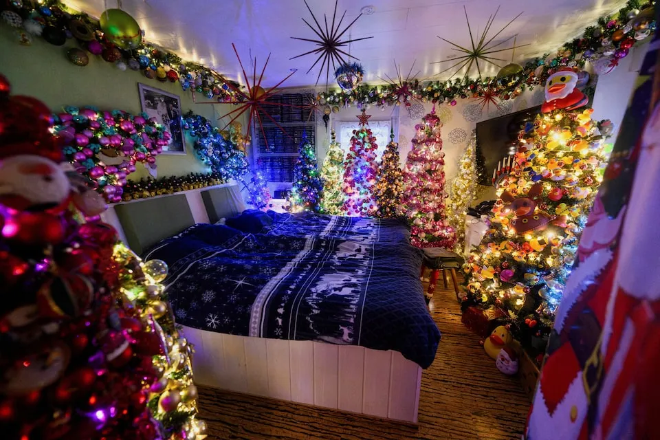 Inside Germany's record-breaking house of Christmas trees - December 4,  2025 | Reuters