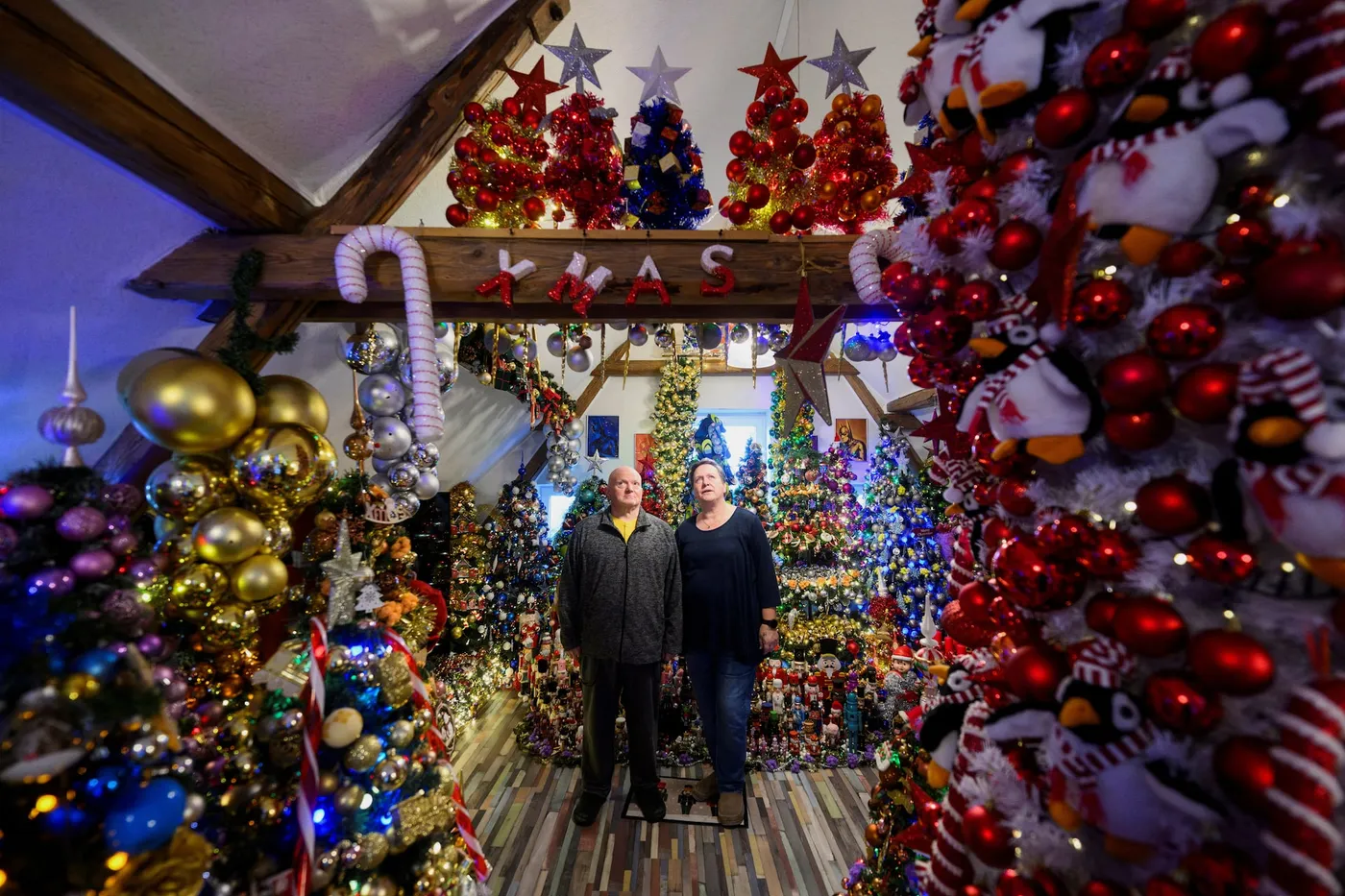 Inside Germany's record-breaking house of Christmas trees - December 4,  2025 | Reuters