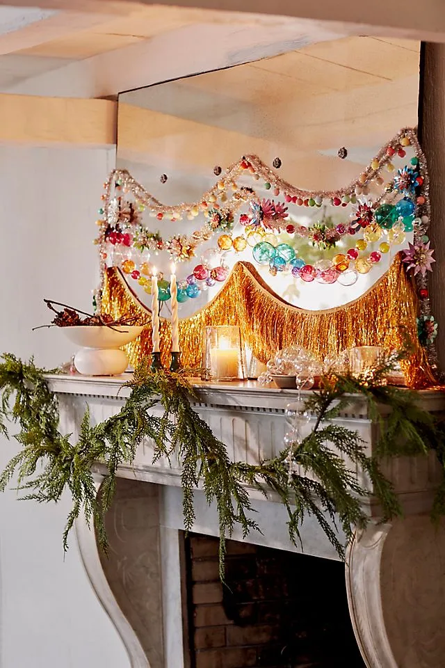 Kaleidoscope Glass Bauble Garland | Terrain
